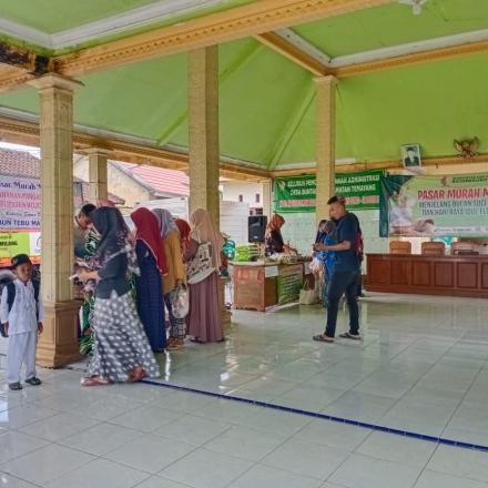 Pemkab Bojonegoro Gelar Pasar Murah  di Desa Buntalan Kecamatan Temayang
